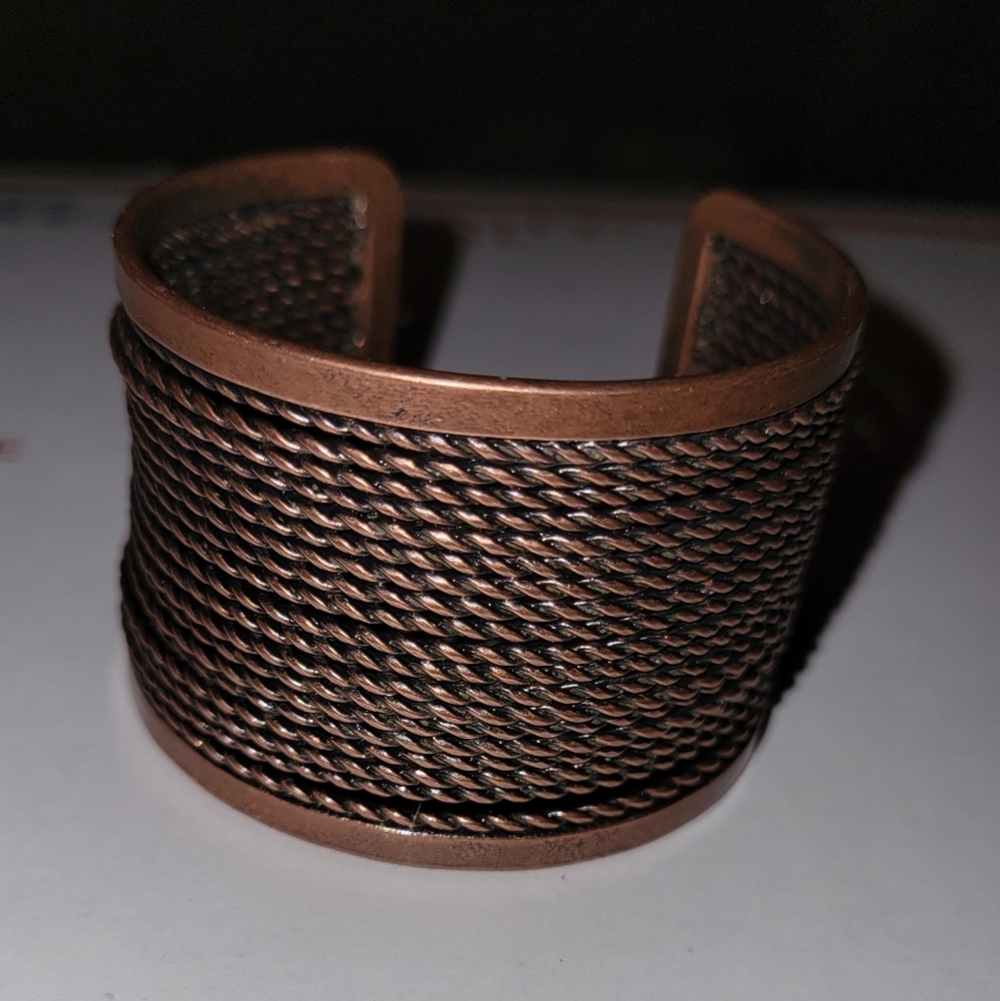 Copper Color Cuff Bracelet